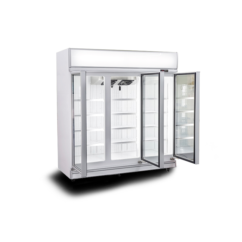 Réfrigérateur à 3 portes en verre Colorbond