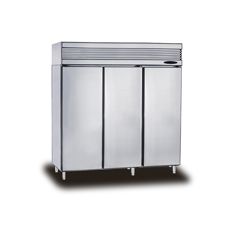 Refroidisseur à demi-porte vertical en acier inoxydable à 6 portes
